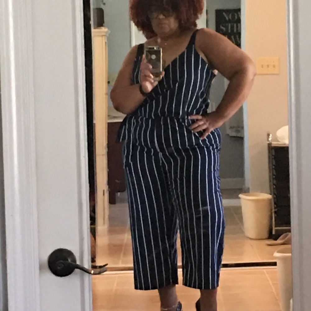 Strips strips and more strips pants one piece